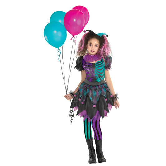 Costume Haunted Harlequin Girls 10-12 Years