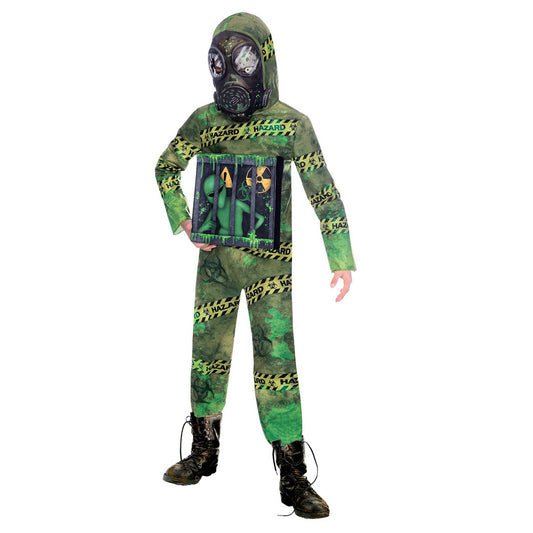 Costume Quarantine Zombie Alien 8-10 Years