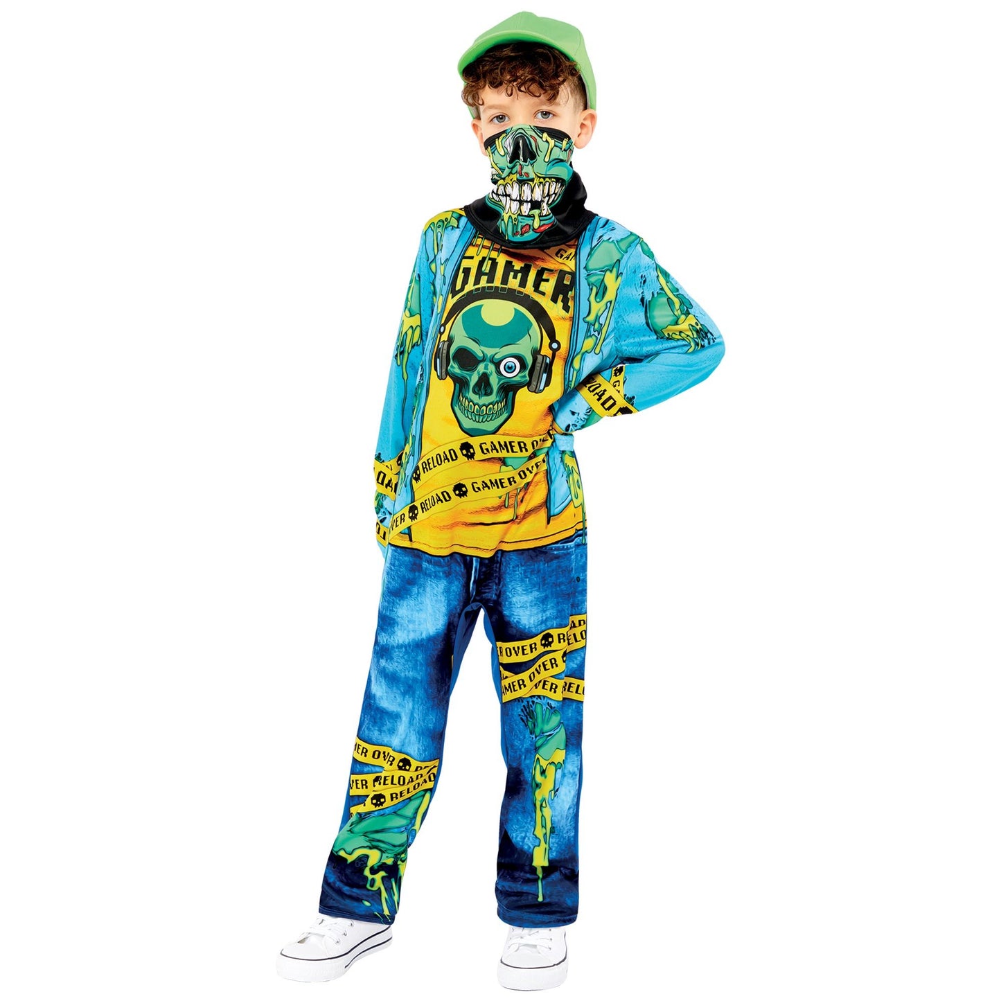 Costume Gaming Zombie Boys 8-10 Years