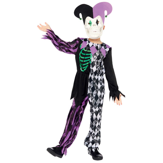 Costume Jester Boy 4-6 Years