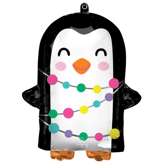 Standard Shape XL Bright Holiday Penguin