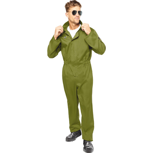 Costume Pilot Jumpsuit Men's Large