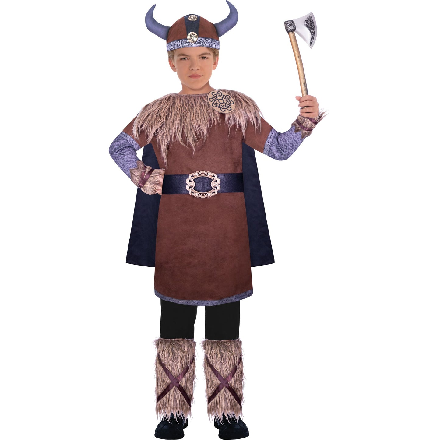 Costume Wild Viking Warrior 10-12 Years