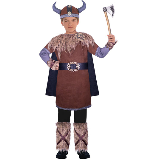 Costume Wild Viking Warrior 10-12 Years