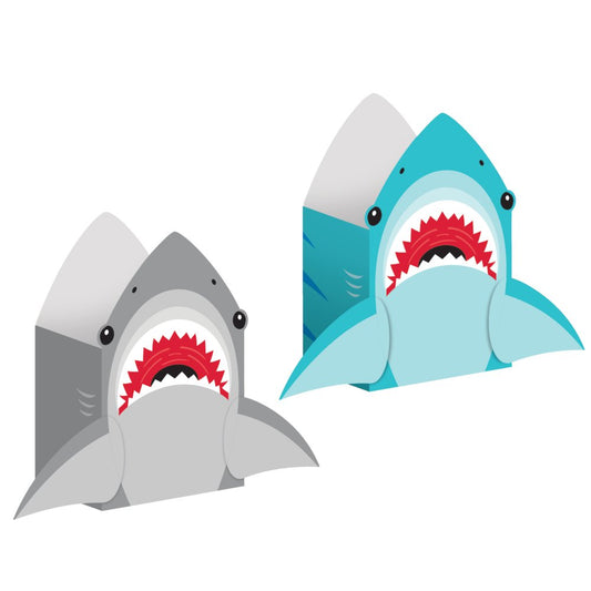 Shark Party Paper Treat Bags 20cm x 11cm