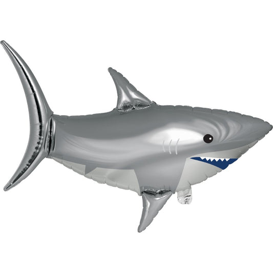 Shark Party 72cm x 94cm Foil Balloon