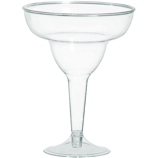 Big Party Pack Margarita Glasses Clear Plastic