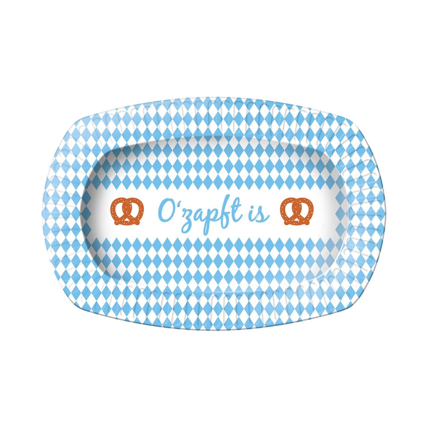 Oktoberfest Form Shaped Paper Plates