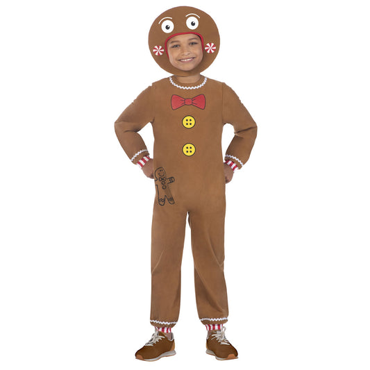 Costume Gingerbread Man Child 8-10 Years