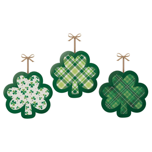 Shamrocks MDF Hanging Decorations