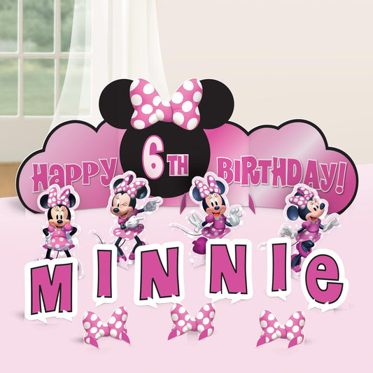 Minnie Mouse Forever Table Decorating Kit Happy Birthday Customisable