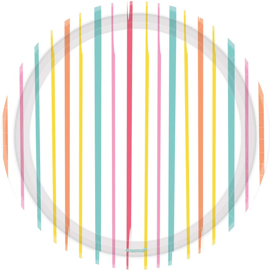 Just Chillin 9" / 23cm Round Paper Plates