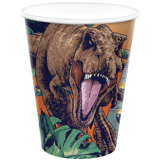 Jurassic Into The Wild 9oz / 266ml Paper Cups