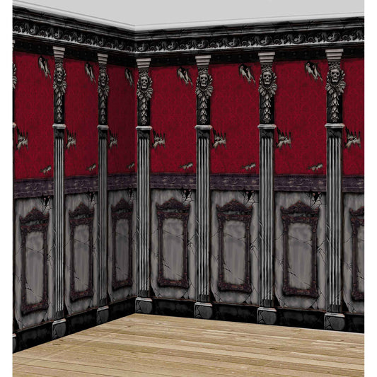 Gothic Mansion Scene Setters Room Rolls Top & Bottom Plastic