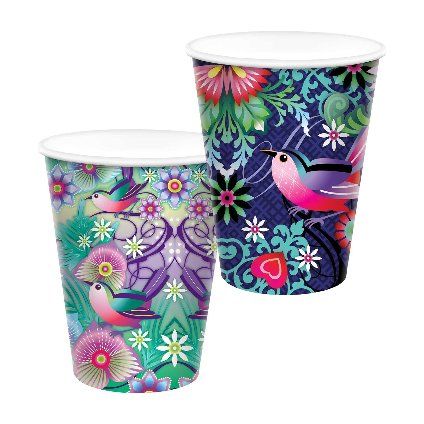 Catalina 9oz / 266ml Paper Cups Mixed Designs