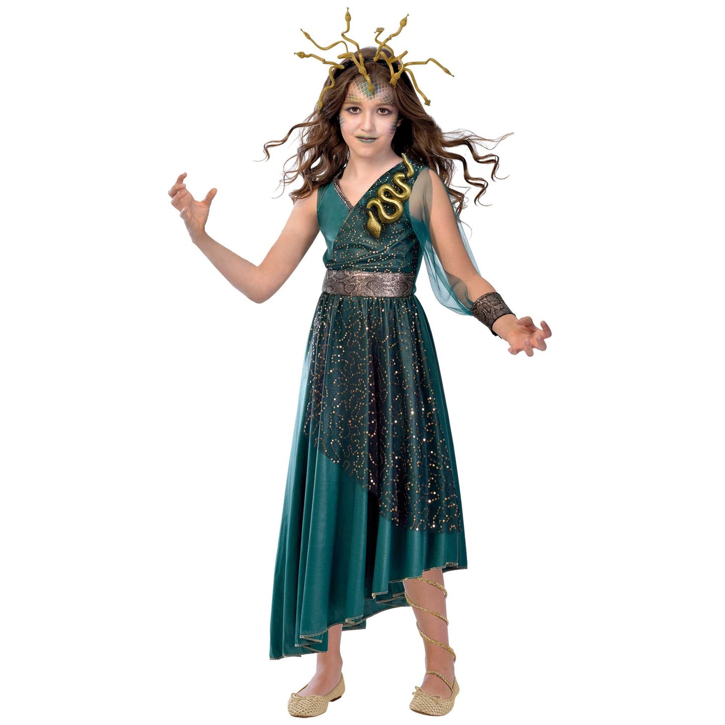 Costume Medusa Girls 10-12 Years