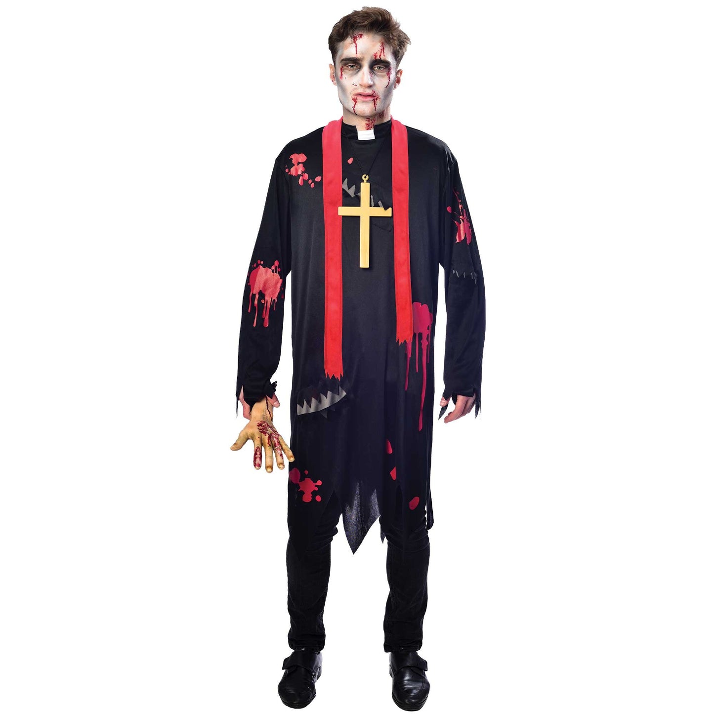 Costume Zombie Vicar Men's Adult Large