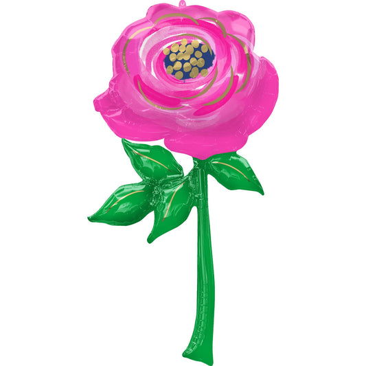 Giant Multi-Balloon Pink Flower