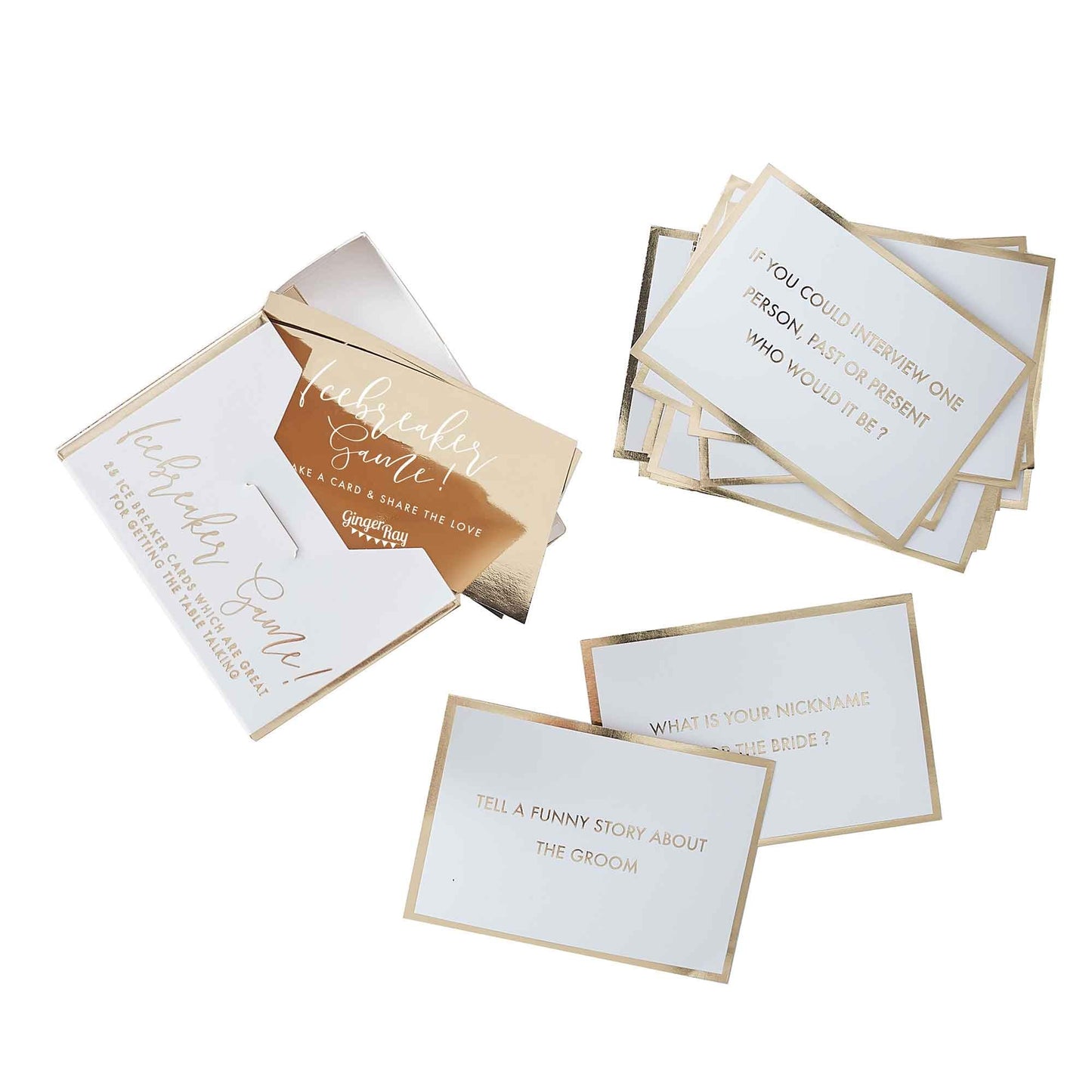 Gold Wedding Table Game