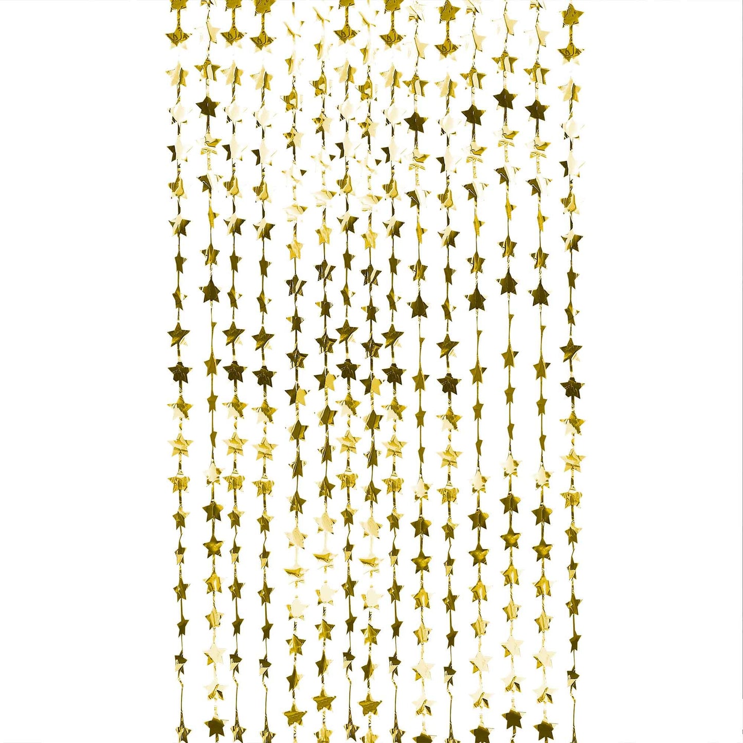Pop The Bubbly Backdrop Star Curtain Gold