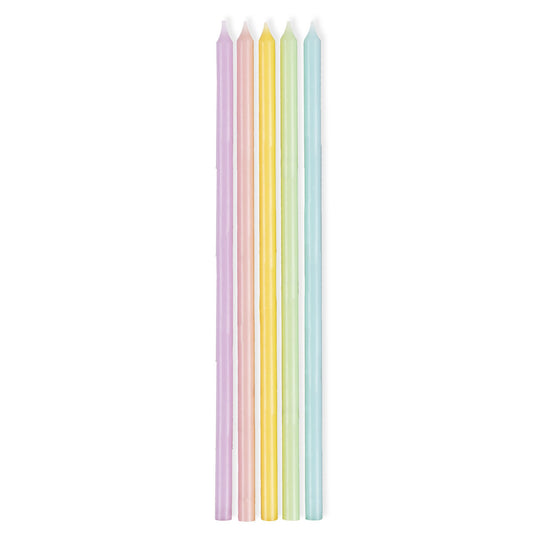 Pastel Taper Candles
