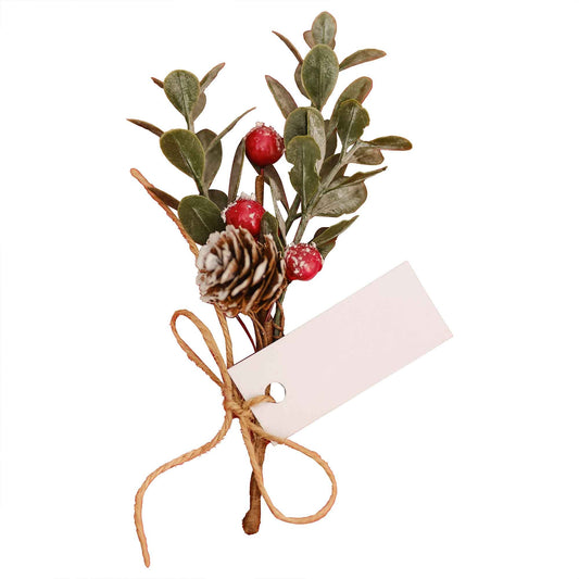 Rustic Red Place Card Holders