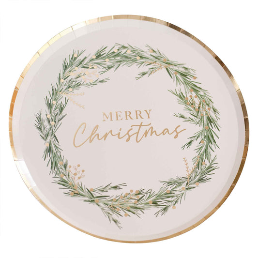Rustic Red Paper Plates