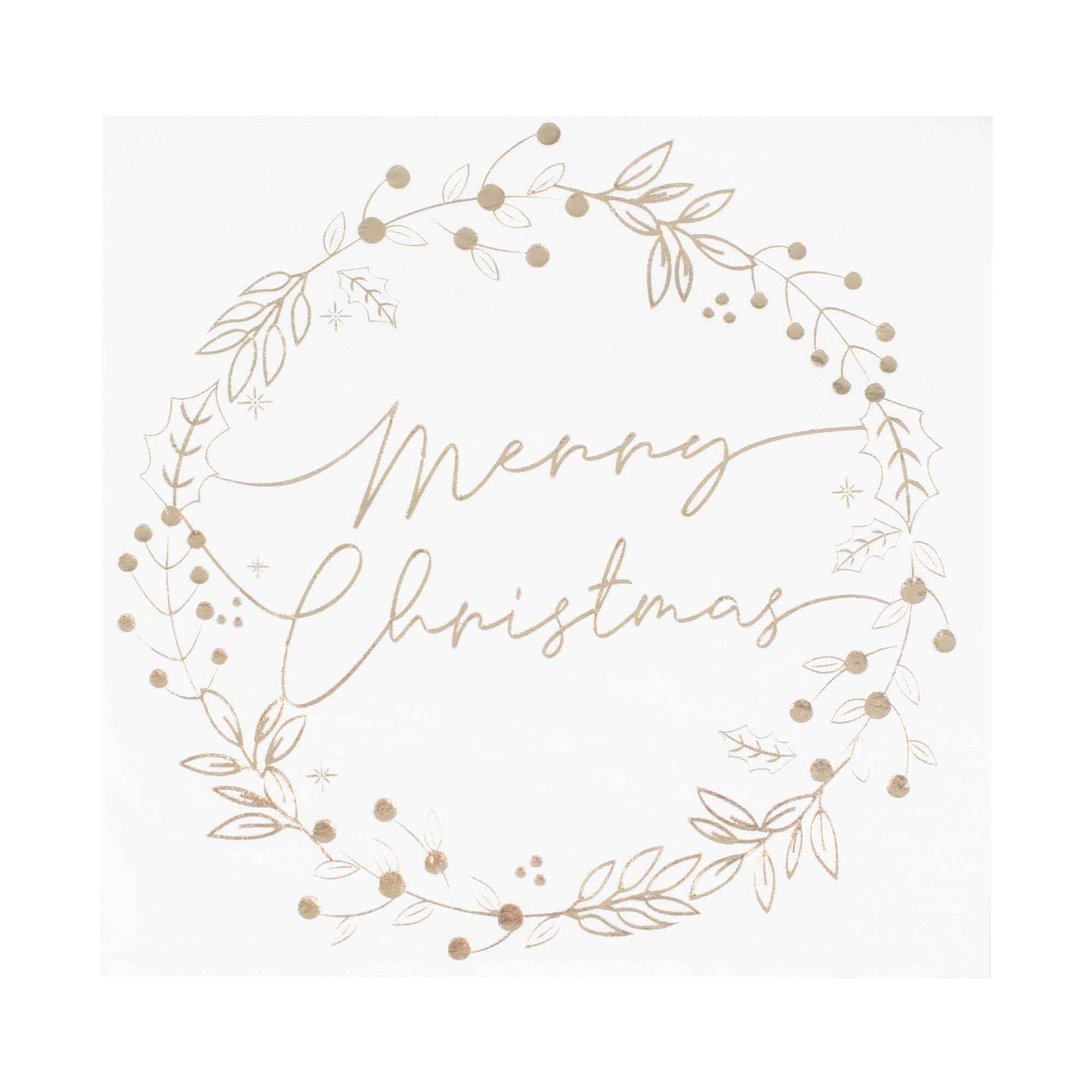 Touch Of Sparkle Gold Lunch Napkins