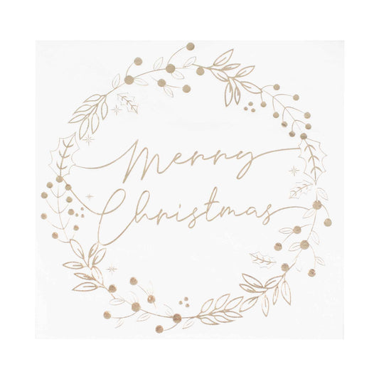 Touch Of Sparkle Gold Lunch Napkins