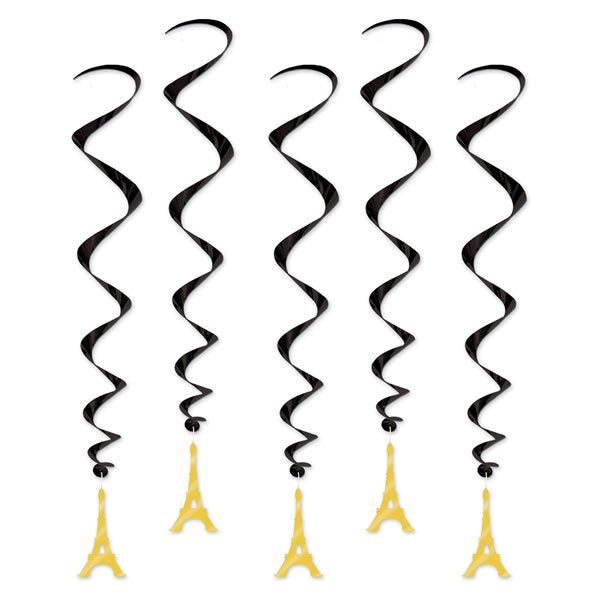 Eiffel Towers Hanging Decoration Whirls