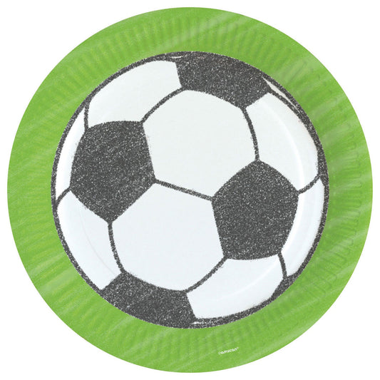 Kicker Party 23cm Round Paper Plates