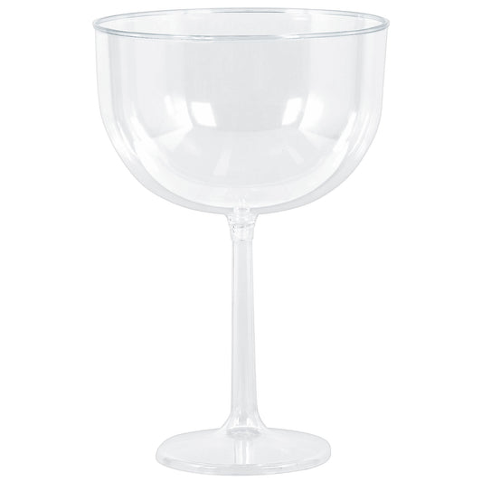 Jumbo Wine Glasses Clear Plastic