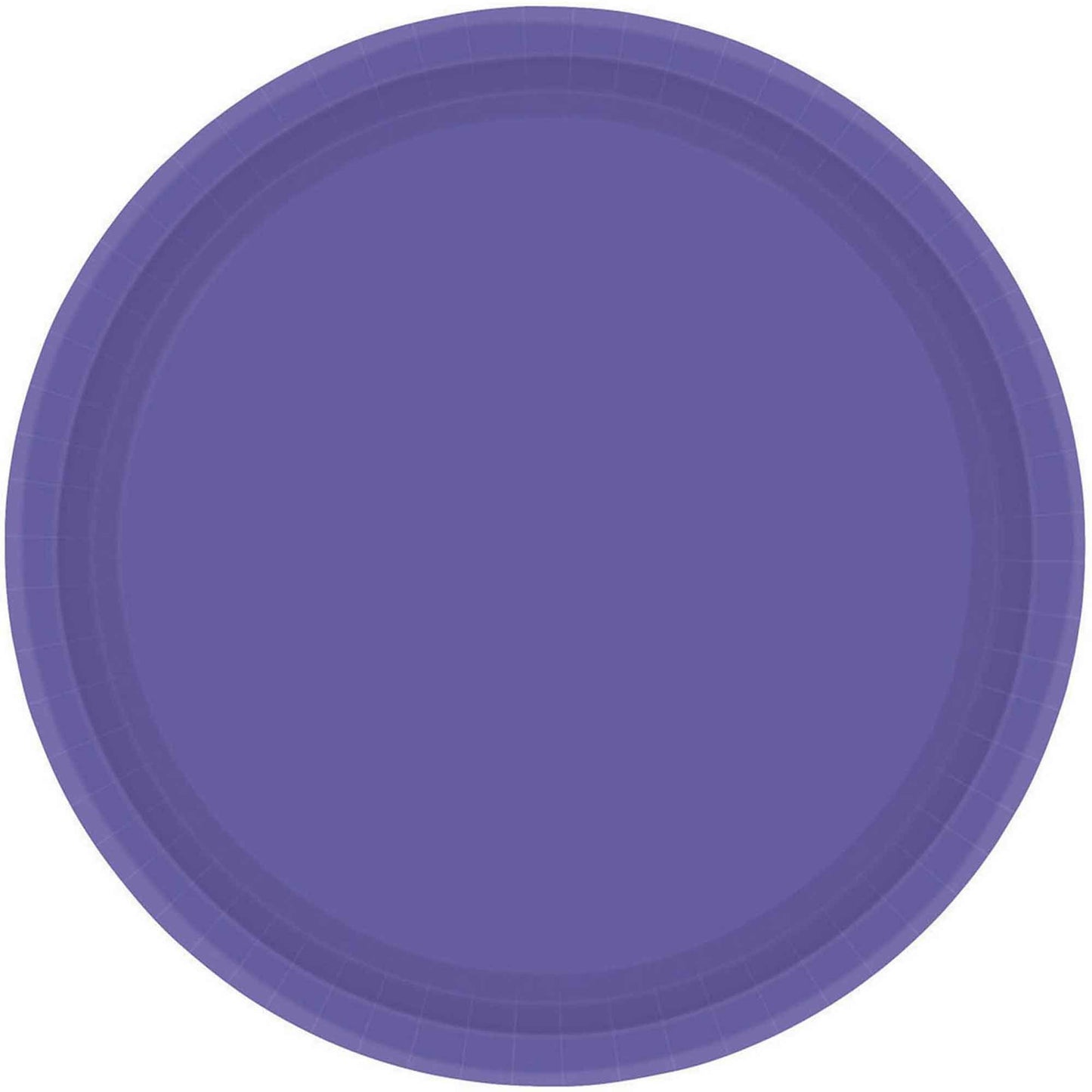 Paper Plates 17cm Round 20CT FSC - New Purple - No Plastic Coating