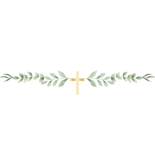 Botanical Celebration Cross Garland