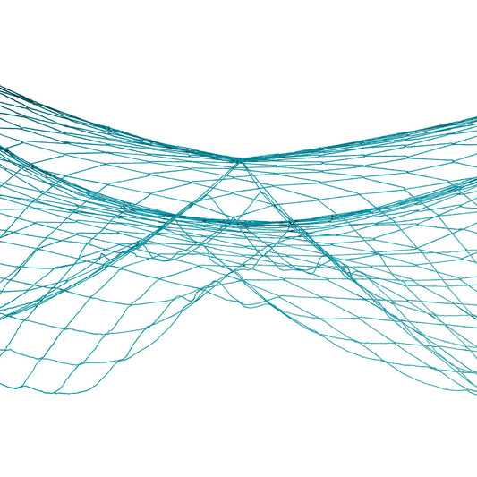 Fish Netting Decoration Teal